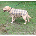 Manteau réversible de veste de chien d&#39;hiver classique matelassé à carreaux grands vêtements d&#39;animal familier